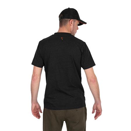 HEREN T-SHIRT MET KORTE MOUWEN FOX COLLECTION LW JOGGER GREEN & BLACK - ZWART