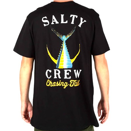 HEREN T-SHIRT MET KORTE MOUWEN SALTY CREW TAILED S/S TEE - ZWART