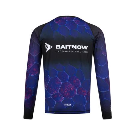 HEREN T-SHIRT MET LANGE MOUWEN BAITNOW COMPETITION T-SHIRT - PAARS