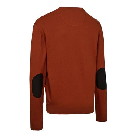 HEREN TRUI DEERHUNTER TRICOT COL EN V HARRINGTON - OAK RUST MELANGE