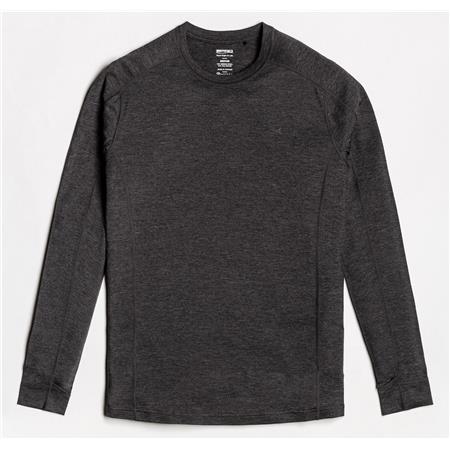 HEREN TRUI SPRO MEN'S MERINO WOOL LONG SLEEVE - CHARCOAL