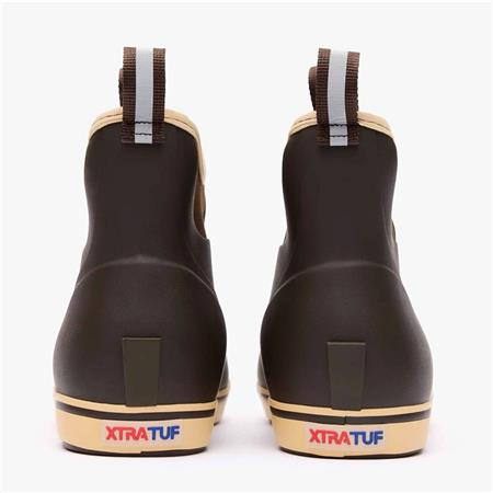 HERENLAARZEN XTRATUF ANKLE DECK BOOT - CHOCOLADE/BEIGE