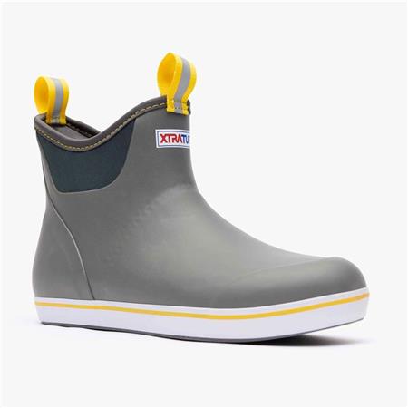 HERENLAARZEN XTRATUF ANKLE DECK BOOT - GRIJS/GEEL