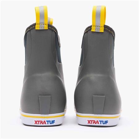 HERENLAARZEN XTRATUF ANKLE DECK BOOT - GRIJS/GEEL