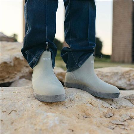 HERENLAARZEN XTRATUF WHEELHOUSE ANKLE DECK BOOT - STEEN