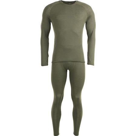 HERENONDERGOED WESTIN WOOL PRO BASELAYER SET - GROEN