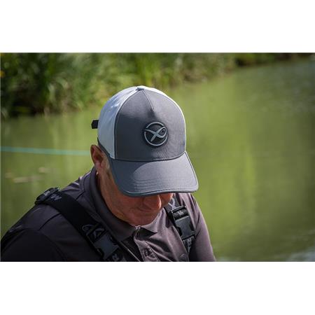 HERENPET FOX MATRIX SUREFIT BASEBALL CAP - GRIJS