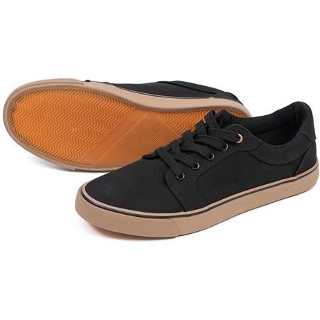 HERENSCHOENEN FOX BLACK CANVAS SHOE