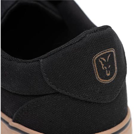 HERENSCHOENEN FOX BLACK CANVAS SHOE