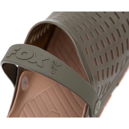 HERENSCHOENEN FOX KHAKI CLOGS