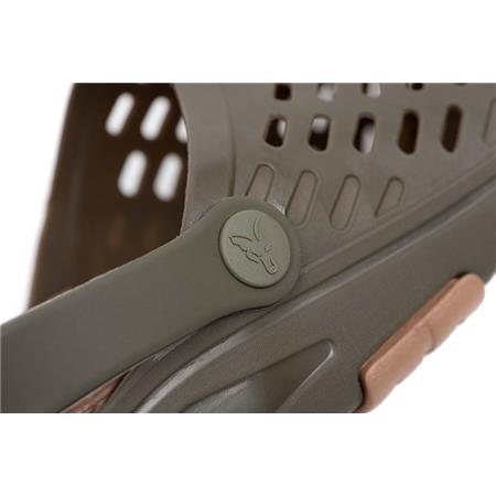 HERENSCHOENEN FOX KHAKI CLOGS