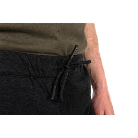 HERENSHORT FOX COLLECTION LW JOGGER SHORT BLACK & ORANGE - ZWART