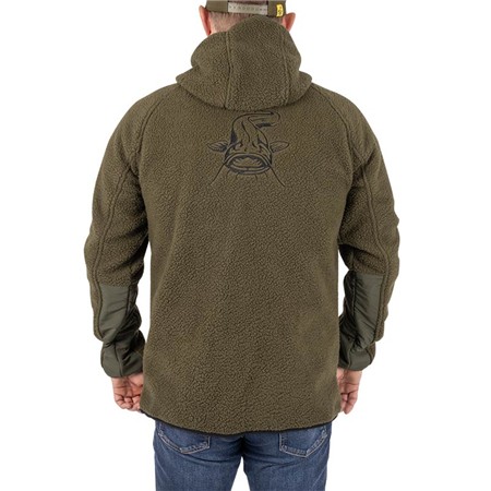 HERRE FLEECEJAKKE BLACK CAT POLAR FLEECE - GRØN