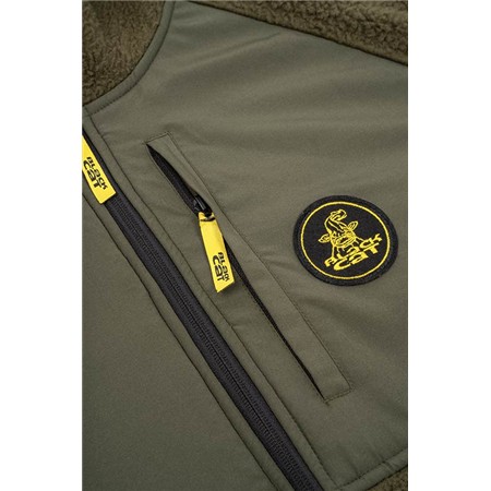 HERRE FLEECEJAKKE BLACK CAT POLAR FLEECE - GRØN