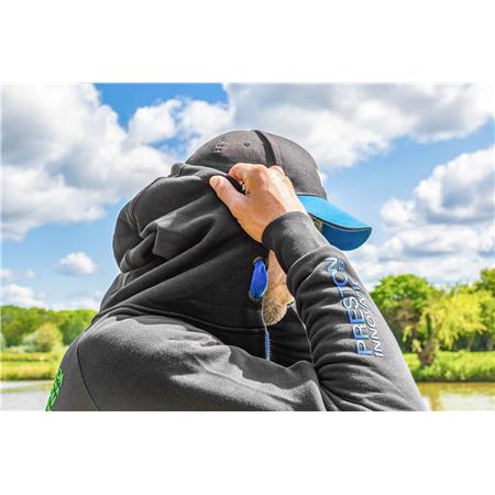 HERRE-HÆTTETRØJE PRESTON INNOVATIONS CELCIUS ZIP HOODIE - SORT