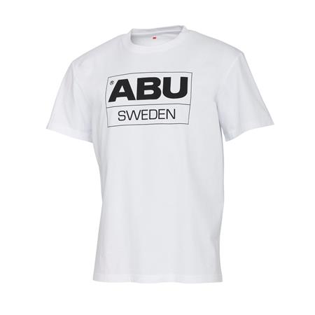 Herre Kortærmet T-Shirt Abu Garcia Legacy Sweden Logo T-Shirt - Hvid