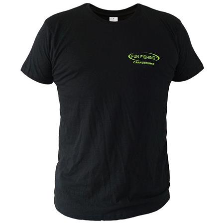 Herre Kortærmet T-Shirt Fun Fishing - Sort
