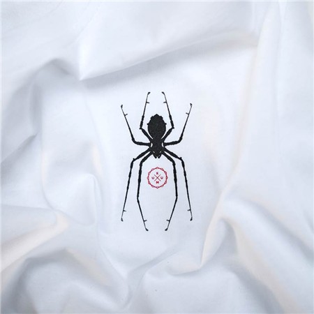 HERRE KORTÆRMET T-SHIRT KUMU REEL FEAR - HVID