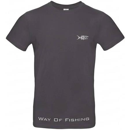 HERRE LANGÆRMET T-SHIRT W.O.F. MANGA - ANTRACIT