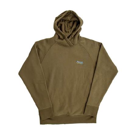 Herre-Sweatshirt Aqua Products Classic Hoody - Khaki
