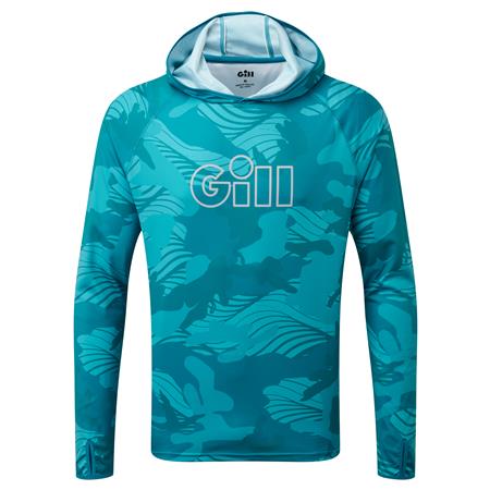 Herre-Sweatshirt Gill Med Hætte Xpel Tec Hoodie - Pool Camo