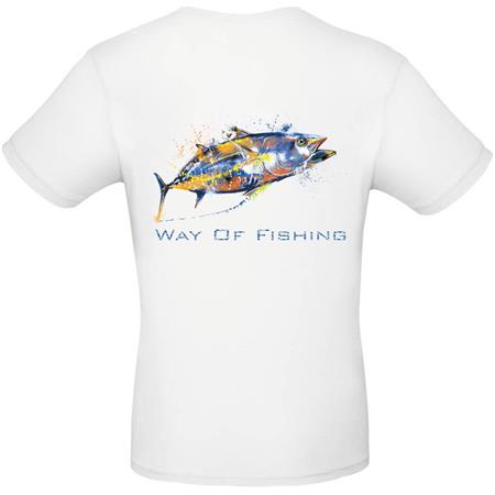 HERRE T-SHIRT KORTÆRMET W.O.F. THON - HVID