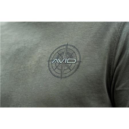 HERRE T-SHIRT MED KORTE ÆRMER AVID CARP BEARING T-SHIRT - GRØN