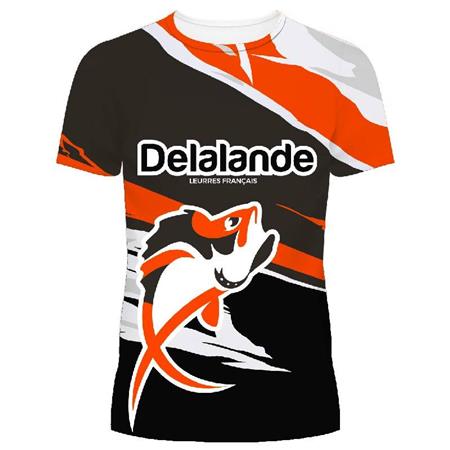 Herre T-Shirt Med Korte Ærmer Delalande - Orange