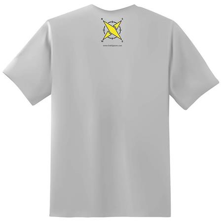 HERRE T-SHIRT MED KORTE ÆRMER FISHXPLORER FISHTIQUE - GRÅ