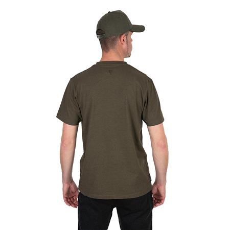 HERRE T-SHIRT MED KORTE ÆRMER FOX COLLECTION T GREEN & BLACK - GRØN