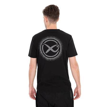 HERRE T-SHIRT MED KORTE ÆRMER FOX MATRIX LARGE FADE T-SHIRT BLACK/GREY - SORT