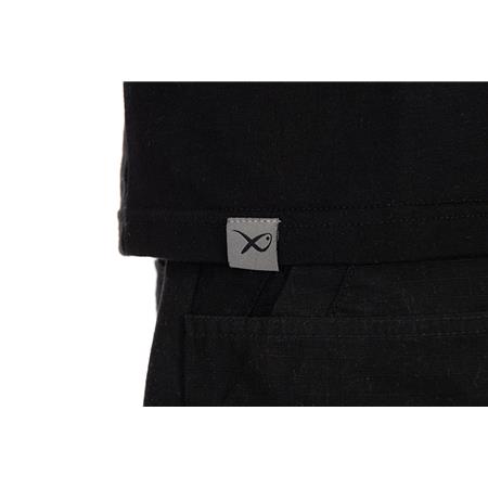 HERRE T-SHIRT MED KORTE ÆRMER FOX MATRIX LARGE FADE T-SHIRT BLACK/GREY - SORT