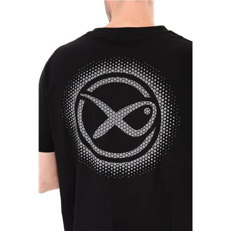 HERRE T-SHIRT MED KORTE ÆRMER FOX MATRIX LARGE FADE T-SHIRT BLACK/GREY - SORT