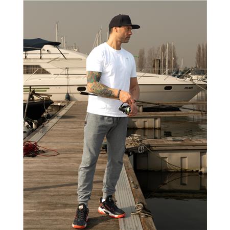 HERRE T-SHIRT MED KORTE ÆRMER FOX T-SHIRTS - SORT/RØD/HVID - PAKKE MED 3
