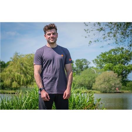 HERRE T-SHIRT MED KORTE ÆRMER GURU AVENTUS TEE - ANTRACIT