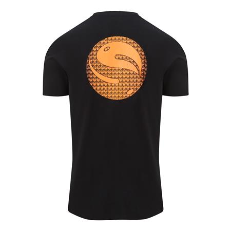 HERRE T-SHIRT MED KORTE ÆRMER GURU GRADIENT LOGO TEE - SORT