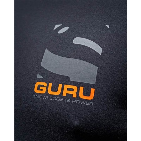 HERRE T-SHIRT MED KORTE ÆRMER GURU MAGNIFY TEE - SORT