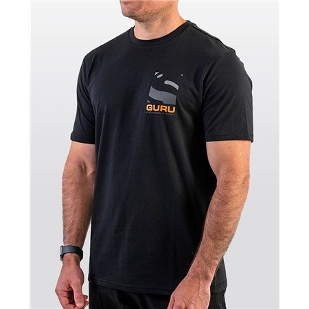 Herre T-Shirt Med Korte Ærmer Guru Magnify Tee - Sort