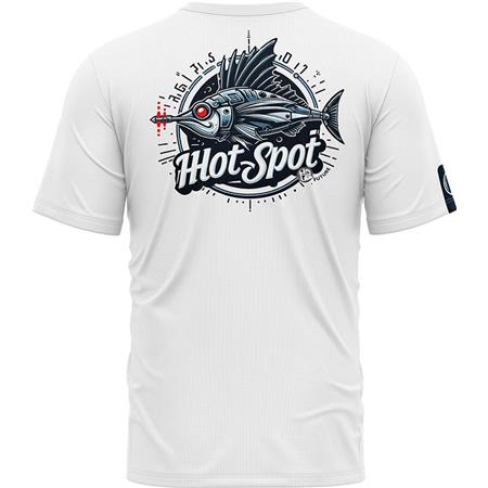 HERRE T-SHIRT MED KORTE ÆRMER HOT SPOT DESIGN FUTURE MARLIN - HVID