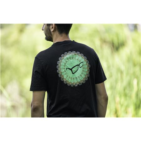 HERRE T-SHIRT MED KORTE ÆRMER KORDA BLOSSOM TEE - SORT