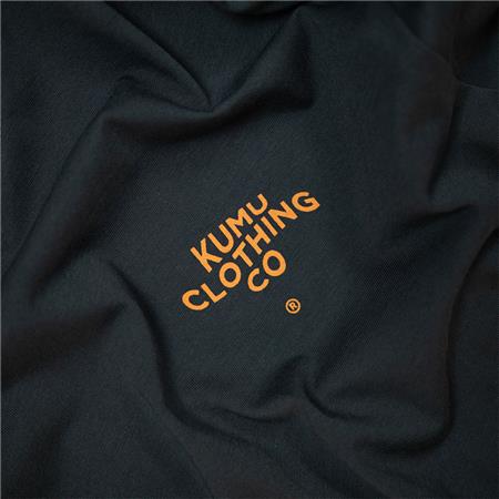 HERRE T-SHIRT MED KORTE ÆRMER KUMU TSHIRT RIPPLES - BLÅ