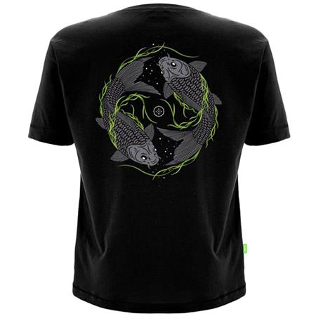 Herre T-Shirt Med Korte Ærmer Kumu Tshirt Vortex - Sort