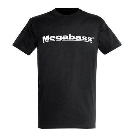 Herre T-Shirt Med Korte Ærmer Megabass - Sort