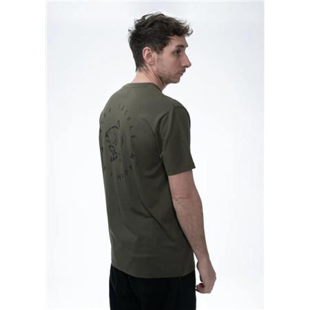 HERRE T-SHIRT MED KORTE ÆRMER NASH MAKE IT HAPPEN CARP LOGO - GRØN