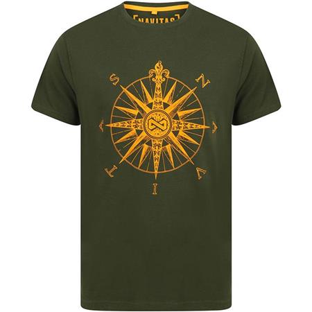 Herre T-Shirt Med Korte Ærmer Navitas Direction T-Shirt - Grøn