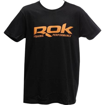 Herre T-Shirt Med Korte Ærmer Rok Fishing - Sort