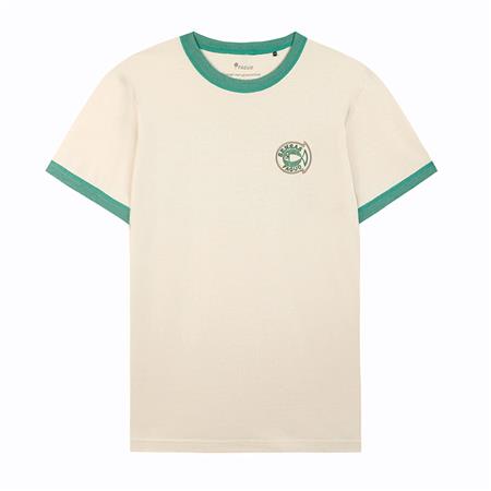 HERRE T-SHIRT MED KORTE ÆRMER SENSAS FAGUO MASSOURY - ECRU