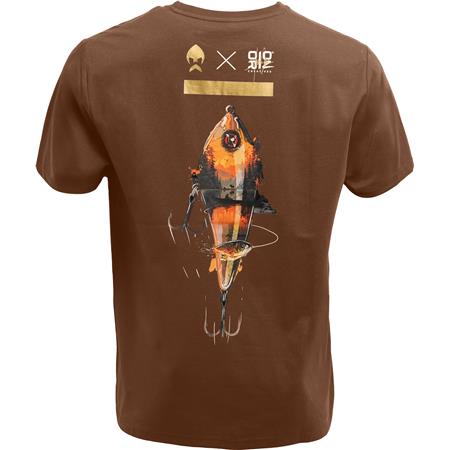 HERRE T-SHIRT MED KORTE ÆRMER WESTIN SWIMLURE T-SHIRT - BRUN