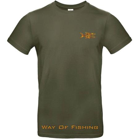 Herre T-Shirt Med Korte Ærmer W.O.F. Croix - Khaki