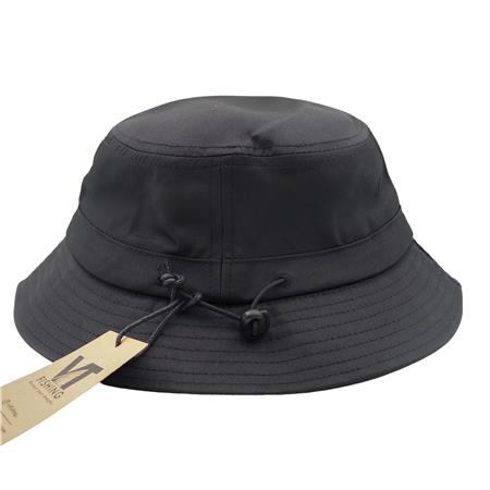 HERREBØLLEHAT MED VELCRO VT FISHING UPF50+ / HYDROFUGE - SORT